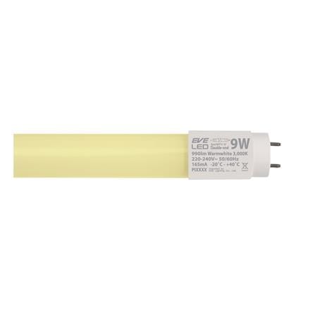 หลอด LED สั้น EVE T8 SAFETY FIT DE 9 วัตต์ WARM WHITE G13_1
