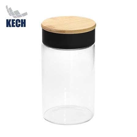 ขวดโหลแก้วฝาเกลียว KECH ORING 0.95 ลิตร สีใส_0