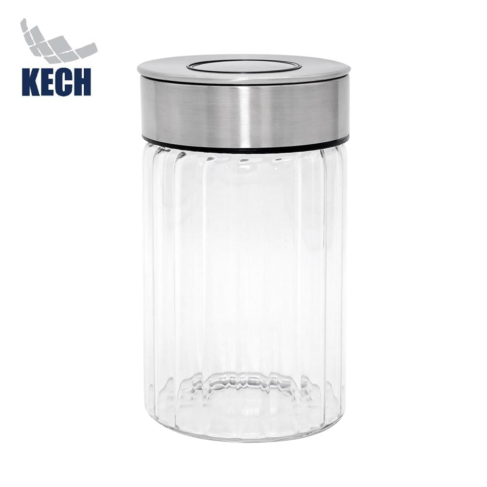 ขวดโหลแก้วฝากด KECH VENICE V2 0.95 ลิตร สีใส_1