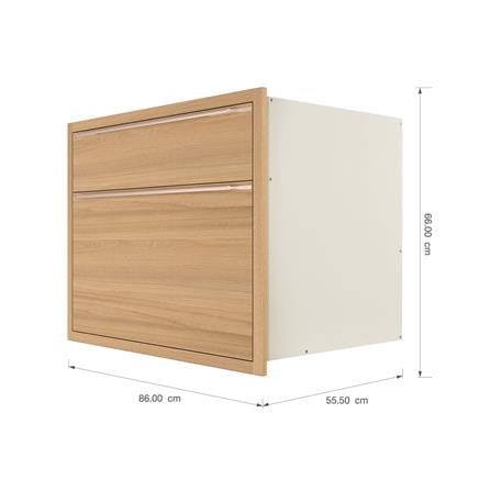 ตู้ลิ้นชัก KITZCHO LUCIDA 86x66 ซม. สี HONEY OAK V.1_4