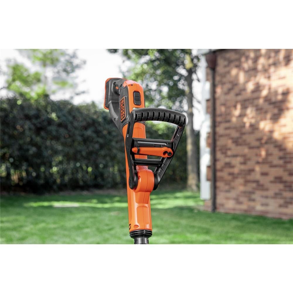 เครื่องเล็มหญ้าไร้สาย (พร้อมแบตเตอรี่) BLACK&DECKER BCBT1820D1-B1 18 โวลต์