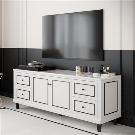 ตู้วางทีวี SB FURNITURE ETERNO 19220927 150 ซม. สีขาว_3