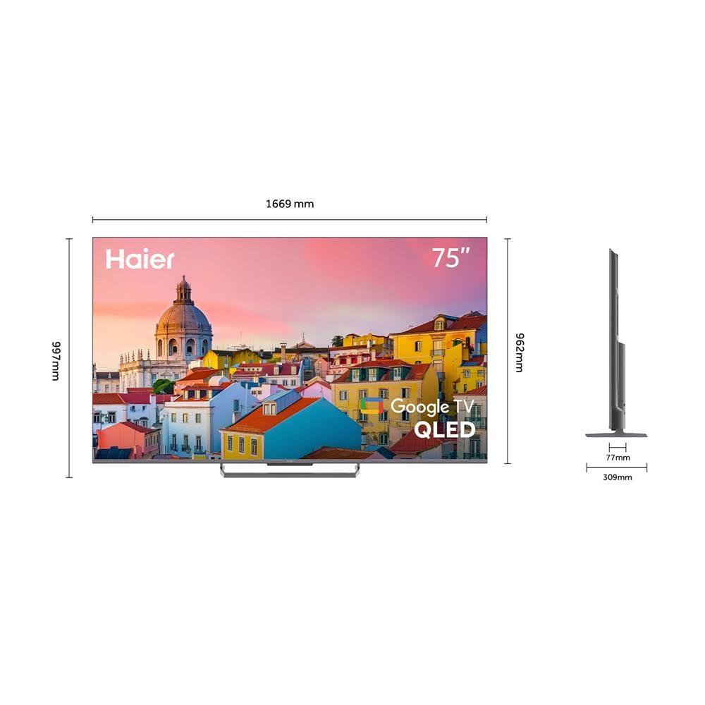 ทีวีคิวแอลอีดี 75 นิ้ว HAIER (4K, QLED, GOOGLE TV) H75S90EUX