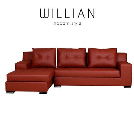โซฟาเข้ามุมซ้าย AS FURNITURE WILLIAN RBWD41 สีน้ำตาล_3