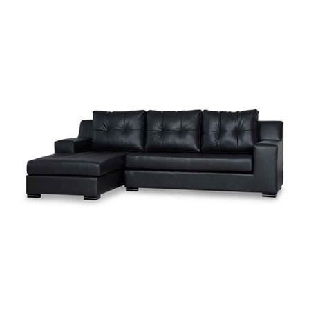 โซฟาเข้ามุมซ้าย AS FURNITURE WILLIAN RBKD36 สีดำ_1