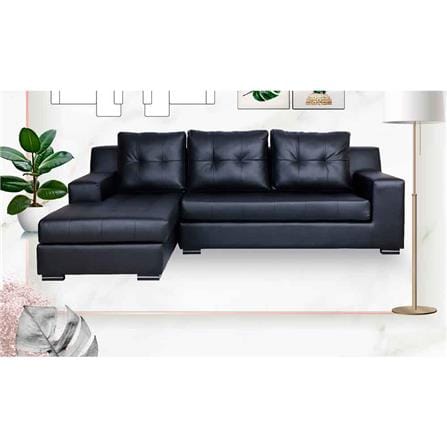 โซฟาเข้ามุมซ้าย AS FURNITURE WILLIAN RBKD36 สีดำ_5