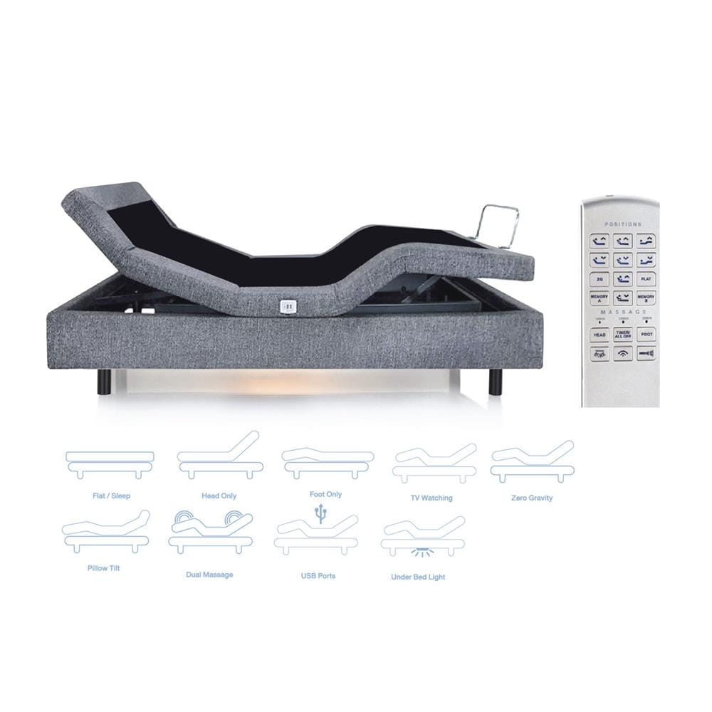 เตียงไฟฟ้าปรับระดับ 3.5 ฟุต SLUMBERLAND E-ZMART