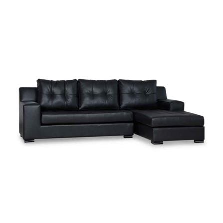โซฟาเข้ามุมขวา AS FURNITURE WILLIAN LBKD36 สีดำ_1