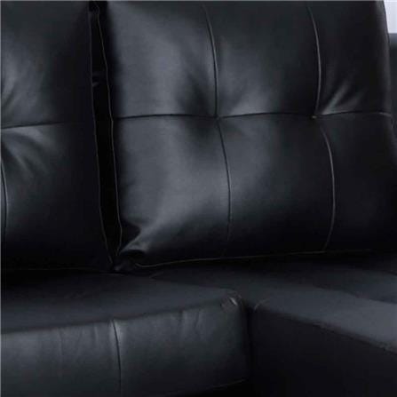 โซฟาเข้ามุมขวา AS FURNITURE WILLIAN LBKD36 สีดำ_3