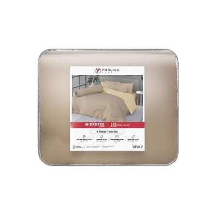 ชุดผ้าปูที่นอน 3.5 ฟุต 4 ชิ้น FROLINA MICROTEX SF017_4