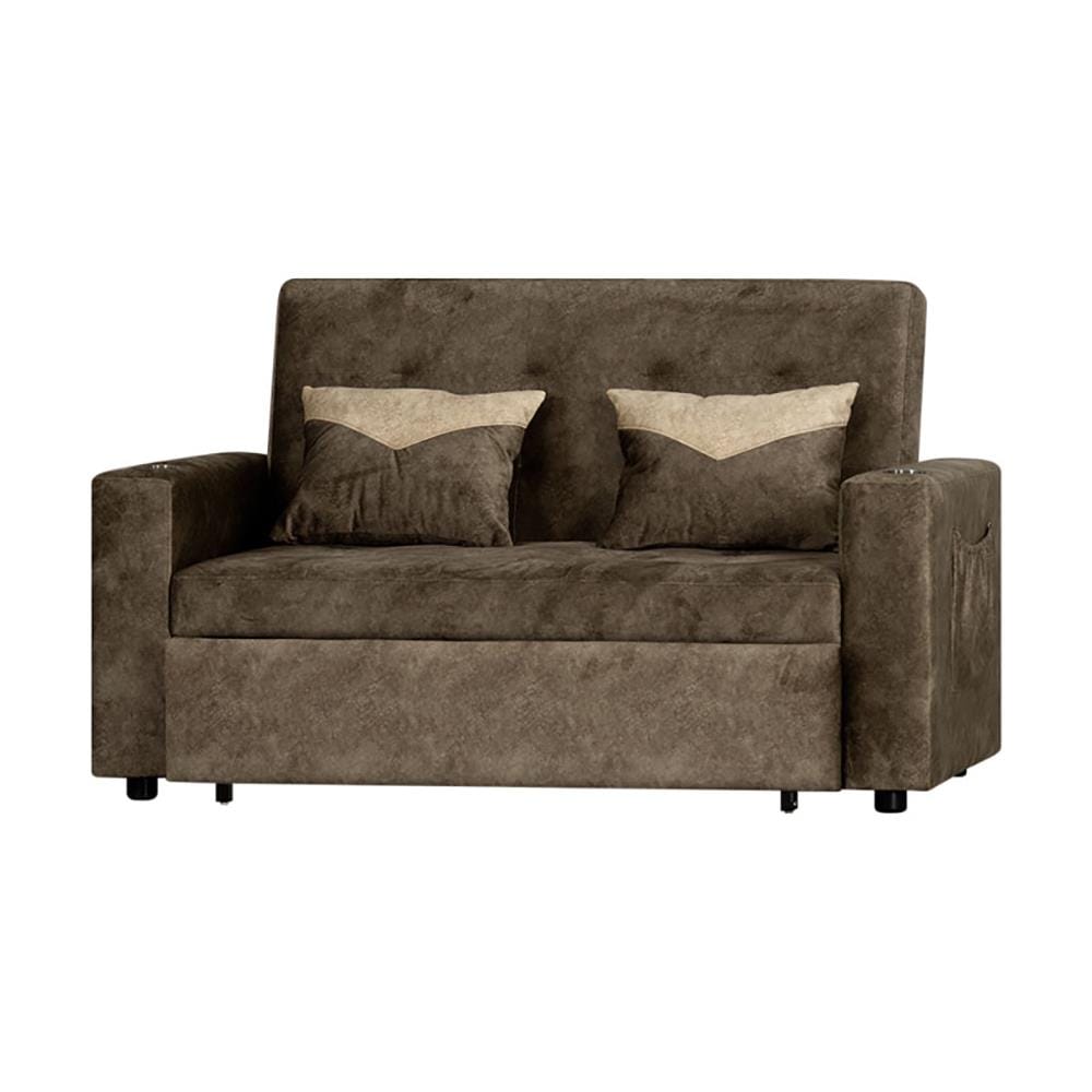 โซฟาเบด AS FURNITURE CHARLOTTE CBWU37 สีน้ำตาล/เหลือง