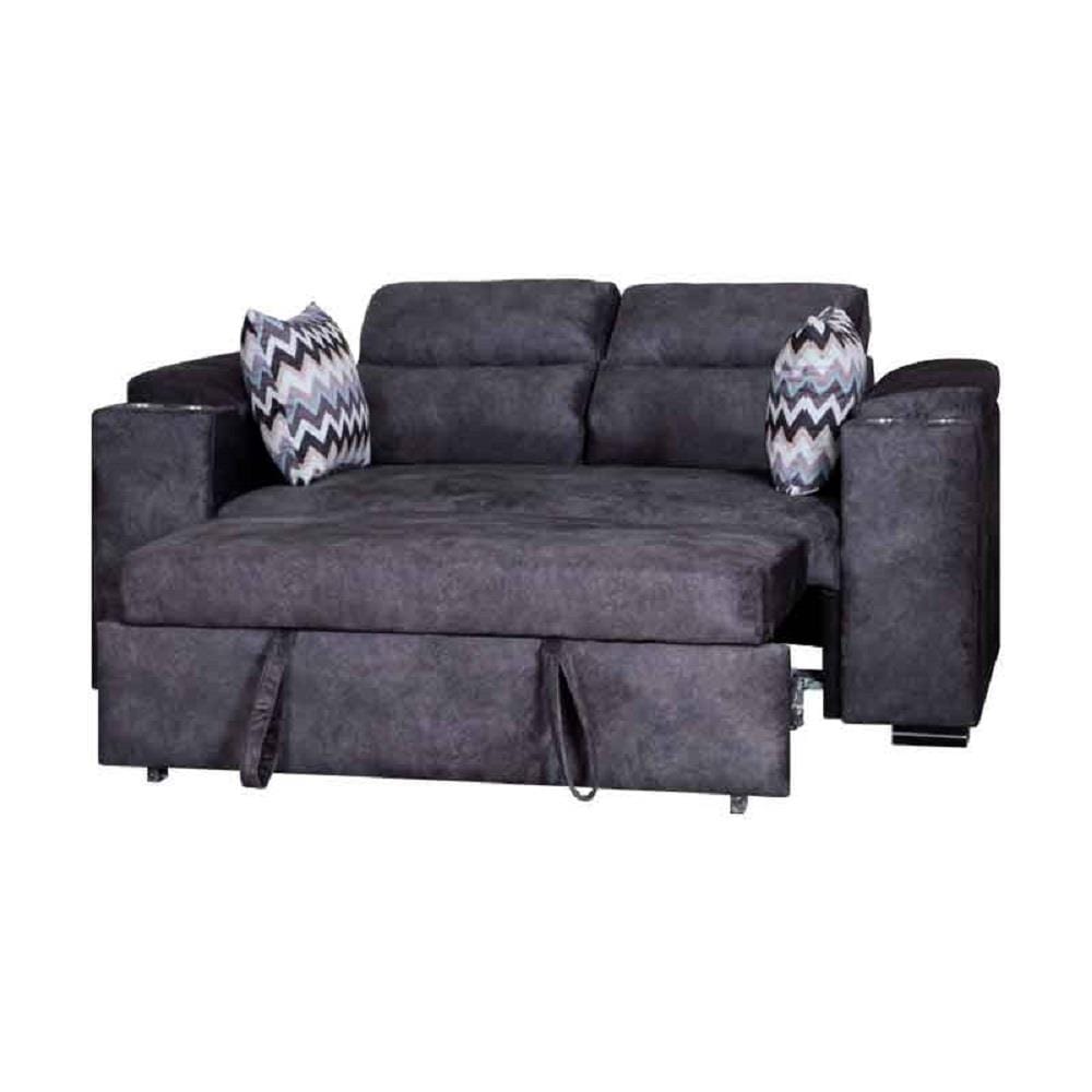 โซฟาเบด 2 ที่นั่ง AS FURNITURE NADIA CGYU40 สีเทา