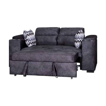 โซฟาเบด 2 ที่นั่ง AS FURNITURE NADIA CGYU40 สีเทา_5