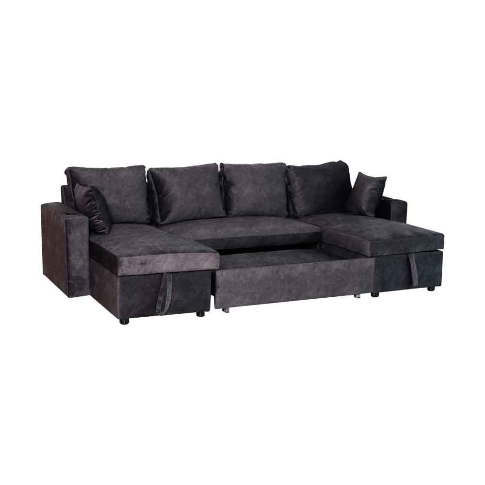 โซฟาเบด AS FURNITURE HYPER CGYU40 สีเทาเข้ม