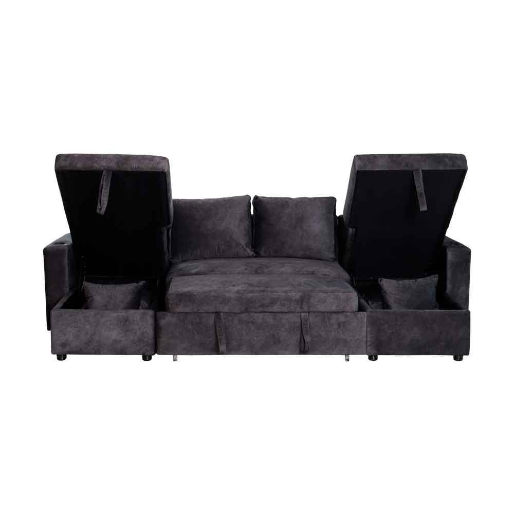 โซฟาเบด AS FURNITURE HYPER CGYU40 สีเทาเข้ม
