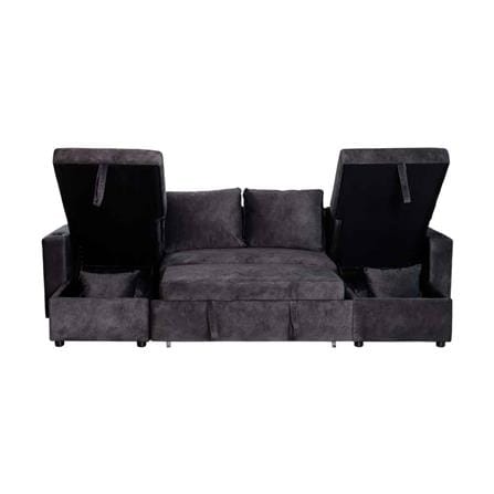 โซฟาเบด AS FURNITURE HYPER CGYU40 สีเทาเข้ม_4