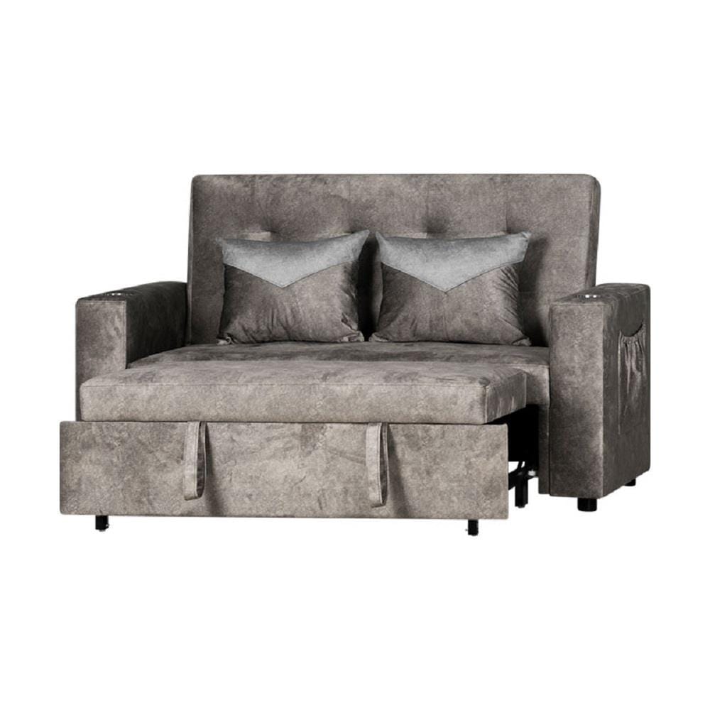 โซฟาเบด AS FURNITURE CHARLOTTE CGYU57 สีเทาเข้ม