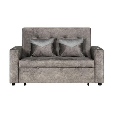 โซฟาเบด AS FURNITURE CHARLOTTE CGYU57 สีเทาเข้ม_1