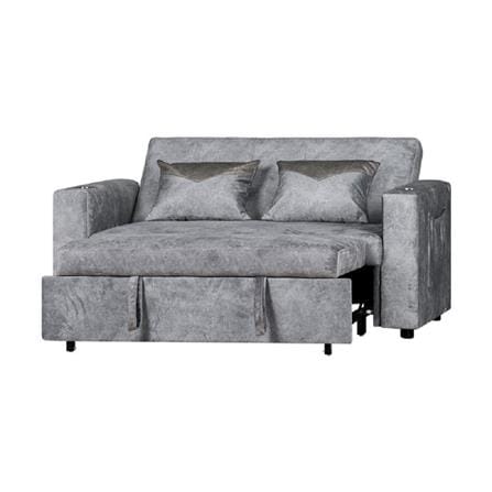 โซฟาเบด AS FURNITURE CHARLOTTE CGYU58 สีเทาอ่อน_6