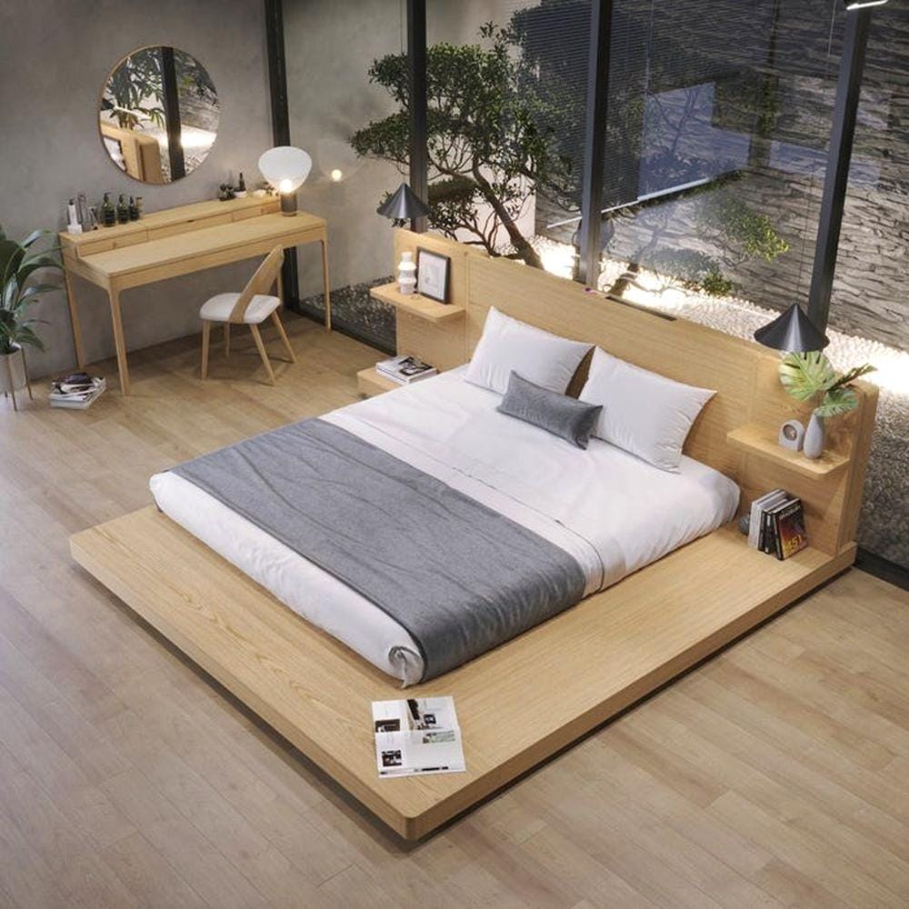 ตู้ข้างเตียง SB FURNITURE HAGI 19217663 50 ซม. สีไม้อ่อน