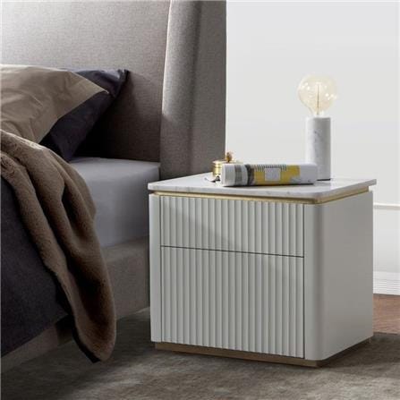 ตู้ข้างเตียง SB FURNITURE GALAR 58.5 ซม. สีขาว_4
