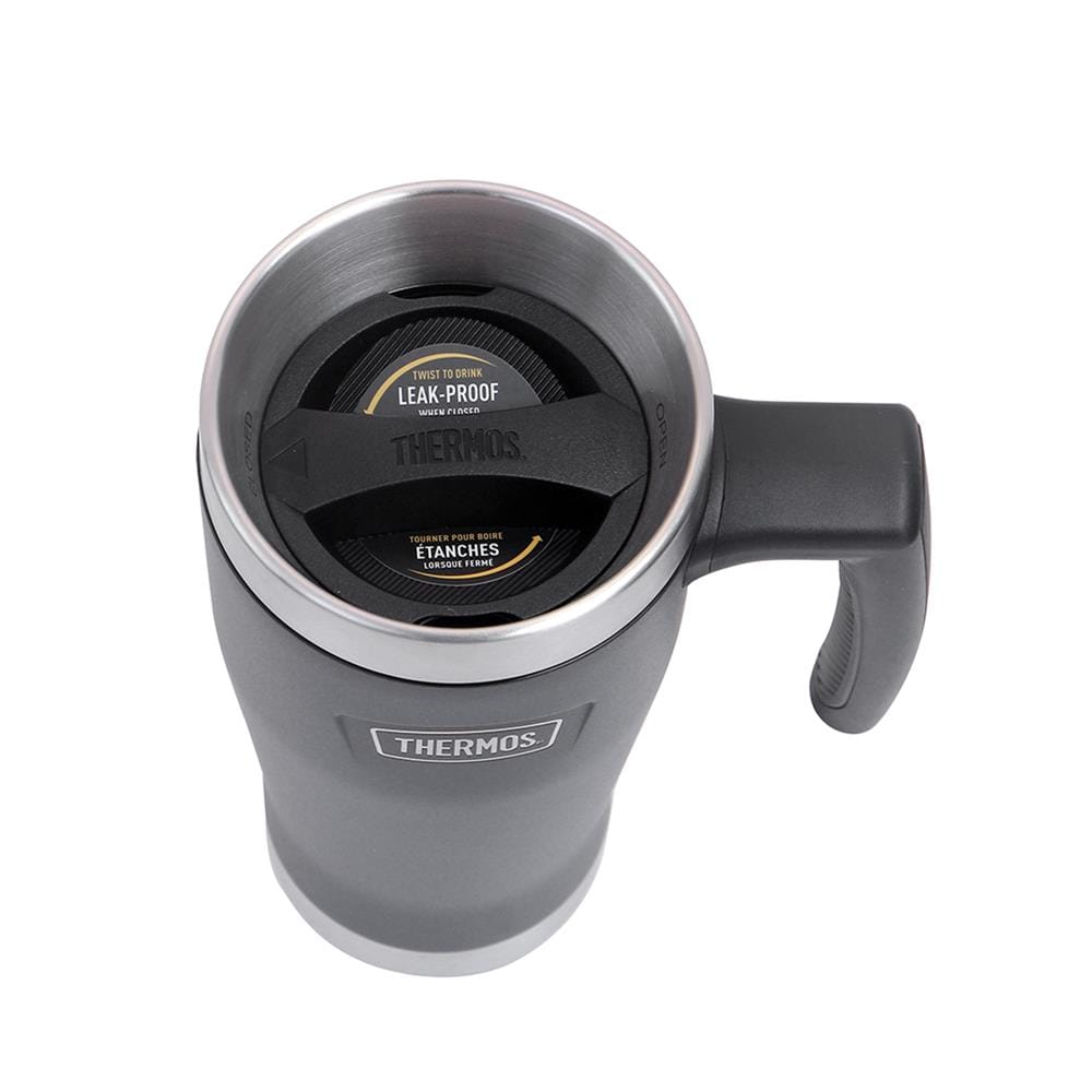 แก้วสุญญากาศมีหู THERMOS GRANITE (GT) 0.47 ลิตร สีดำ