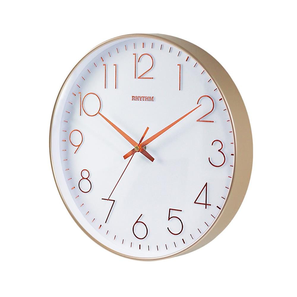 นาฬิกาแขวน RHYTHM CMG601NR13 12 นิ้ว สีโรสโกลด์
