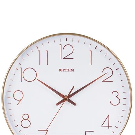 นาฬิกาแขวน RHYTHM CMG601NR13 12 นิ้ว สีโรสโกลด์_1