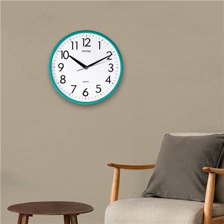 นาฬิกาแขวน RHYTHM CMG716NR05 10 นิ้ว สีเขียว_5