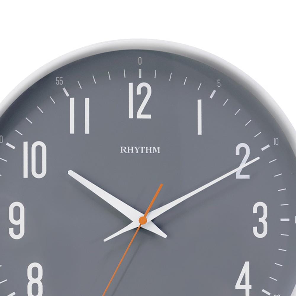 นาฬิกาแขวน RHYTHM CMG620NR03 12 นิ้ว สีเทา/ขาว