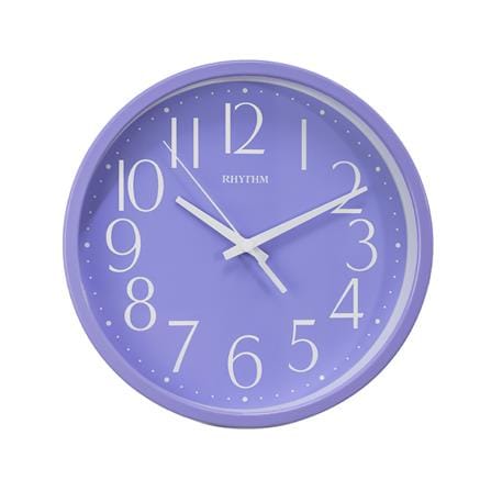 นาฬิกาแขวน RHYTHM CMG625NR12 9 นิ้ว สีม่วง_0