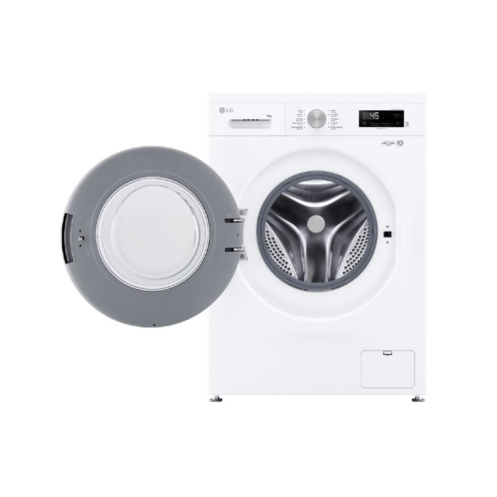 เครื่องซักผ้าฝาหน้า LG FB1208S6W 8 กก. 1200 RPM อินเวอร์เตอร์ สีขาว