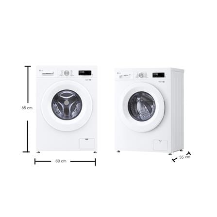 เครื่องซักผ้าฝาหน้า LG FB1208S6W 8 กก. 1200 RPM อินเวอร์เตอร์ สีขาว_7