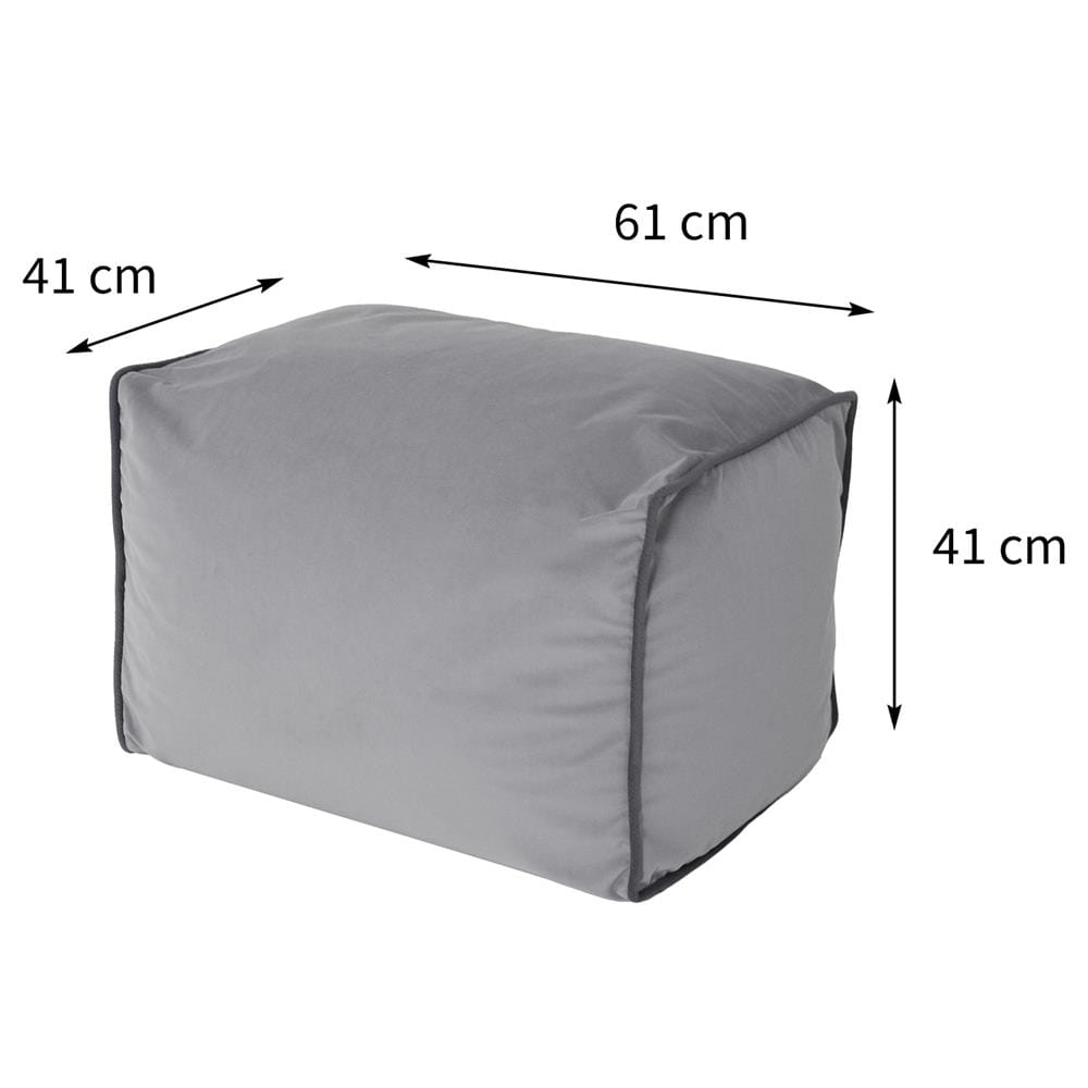 เบาะรองนั่ง HOME LIVING STYLE ELLA 16X24 นิ้ว สีเทา