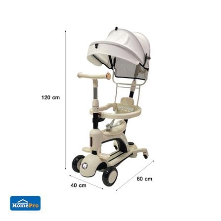สกู๊ตเตอร์เด็ก GRANDE JSCN669 สีครีม_5
