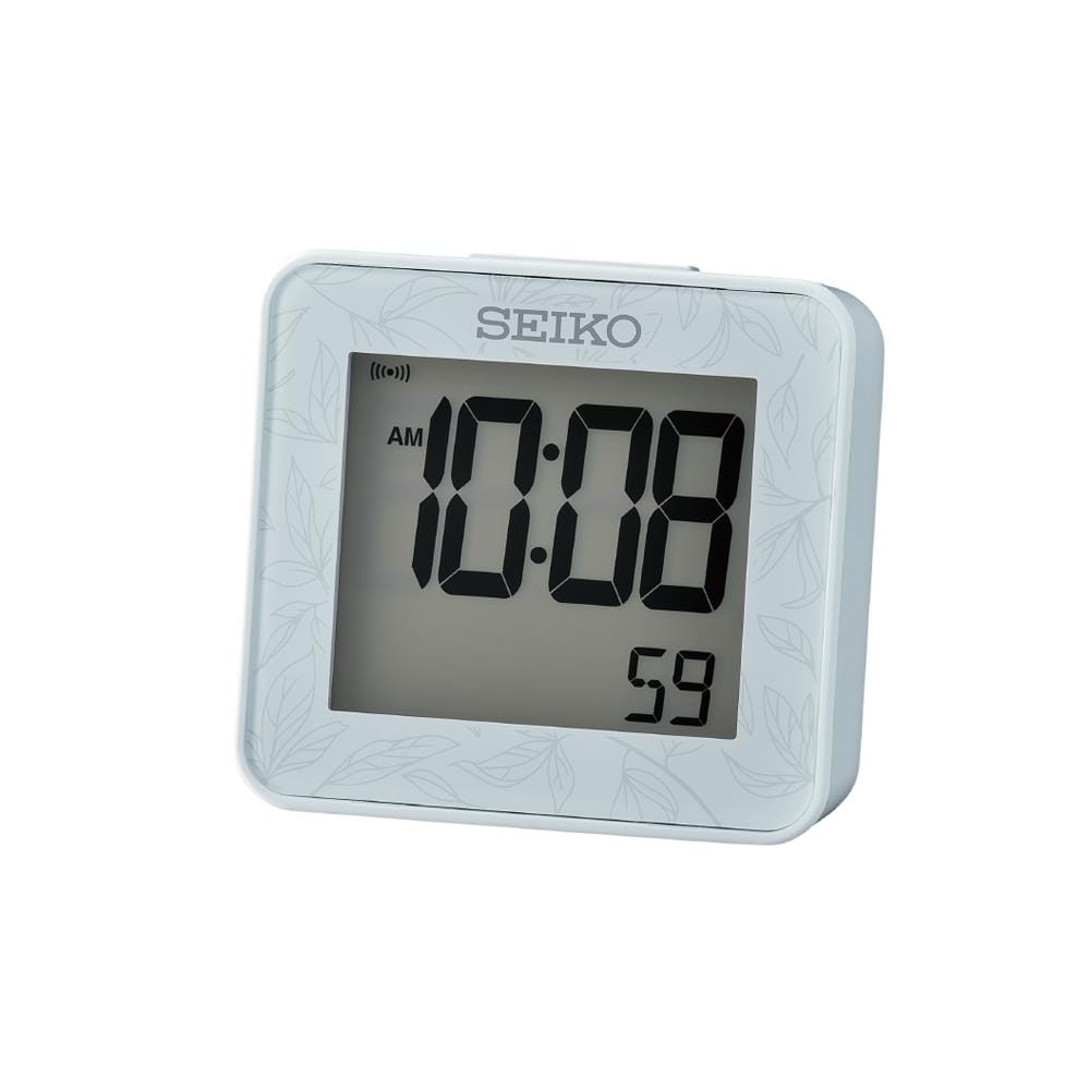 นาฬิกาดิจิทัล SEIKO CLOCKS QHL097L 2.3X2.5 นิ้ว สีฟ้า