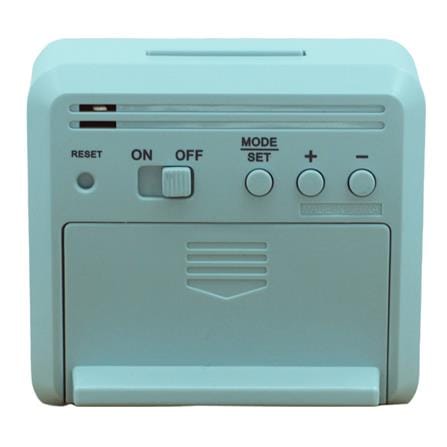 นาฬิกาดิจิทัล SEIKO CLOCKS QHL097L 2.3X2.5 นิ้ว สีฟ้า_3
