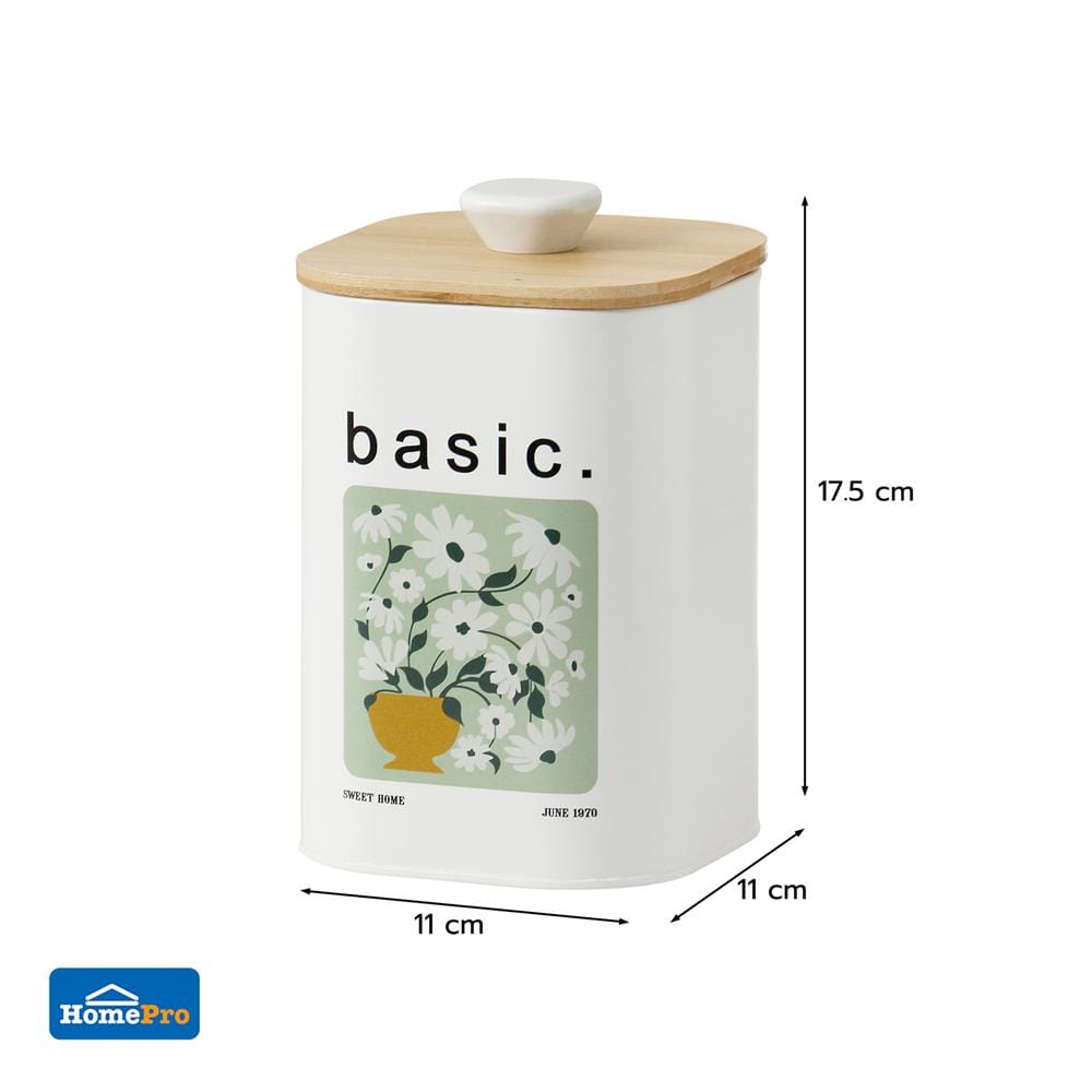 ขวดโหลเหลี่ยมฝาดึง KECH ALL BLOOM BASIC SS 1.4 ลิตร