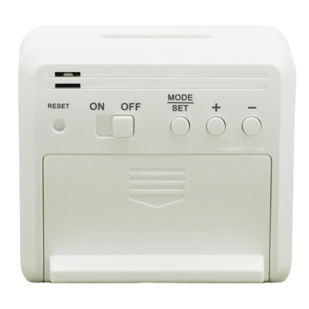 นาฬิกาดิจิทัล SEIKO CLOCKS QHL097W 2.3X2.5 นิ้ว สีขาว