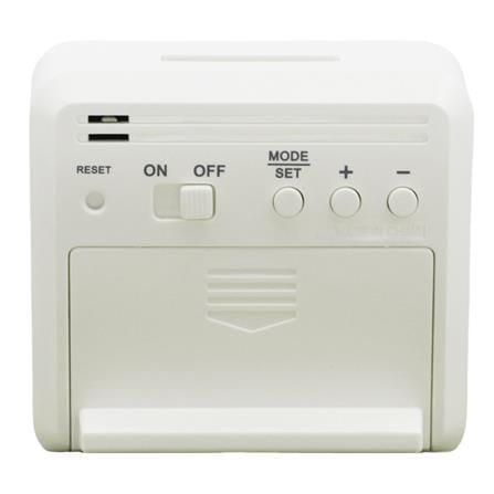 นาฬิกาดิจิทัล SEIKO CLOCKS QHL097W 2.3X2.5 นิ้ว สีขาว_3
