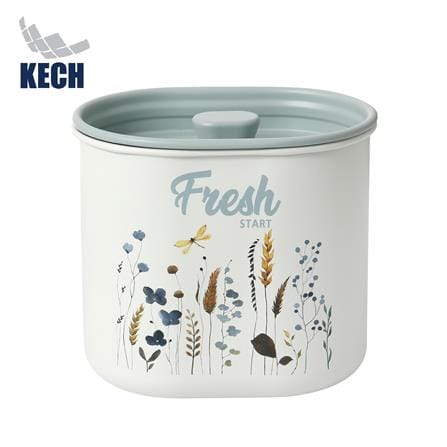 ขวดโหลเหลี่ยมฝาดึง KECH LIRIS 1.1 ลิตร สีเขียว_0