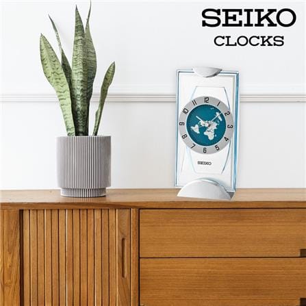 นาฬิกาตั้งโต๊ะ SEIKO CLOCKS QXG152S 4.7X9.5 นิ้ว สีเงิน_4