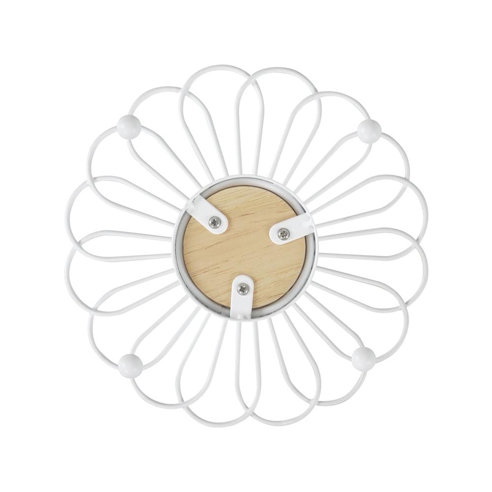 ที่รองภาชนะร้อนกลม KECH FLORIST สีขาว