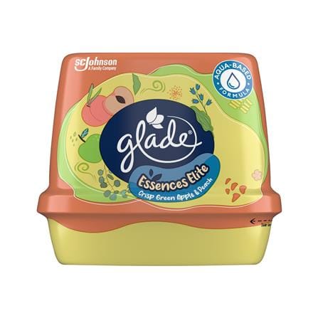 เจลหอมปรับอากาศ GLADE ESSENCE ELITE 180 กรัม กลิ่นกรีนแอปเปิ้ลและพีช_0