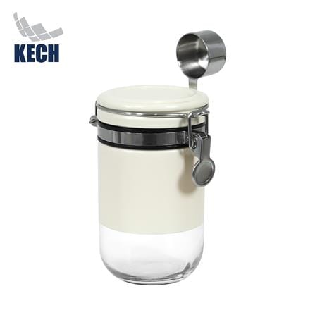 ขวดโหลแก้วฝาสปริง KECH CISTERN 0.58 ลิตร สีขาว_0