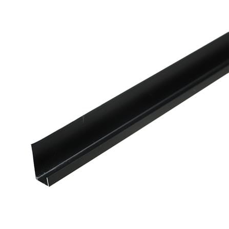 ตัวต่อผนัง อะลูมิเนียม CROBERN JA260 2X0.8X240 ซม. สีดำ
