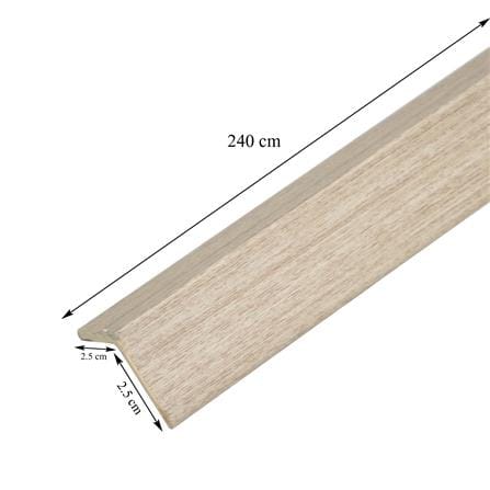 ตัวจบผนัง PVC CROBERN JF194 PVC03 2.5X2.5X240 ซม. สีโอ๊ค_2