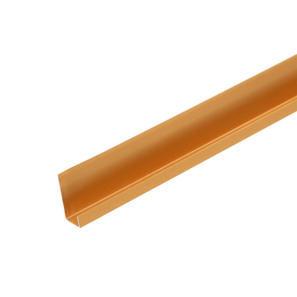 ตัวต่อผนัง อะลูมิเนียม CROBERN JA260 2X0.8X240 ซม. สีทอง