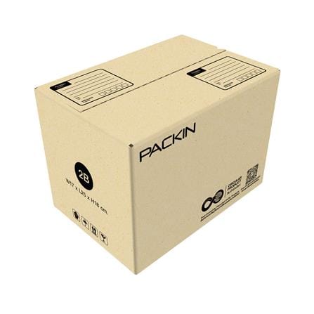 กล่องไปรษณีย์ PACK IN เบอร์ 2B 17x25x18 ซม. (แพ็ก 20 ชิ้น)_0