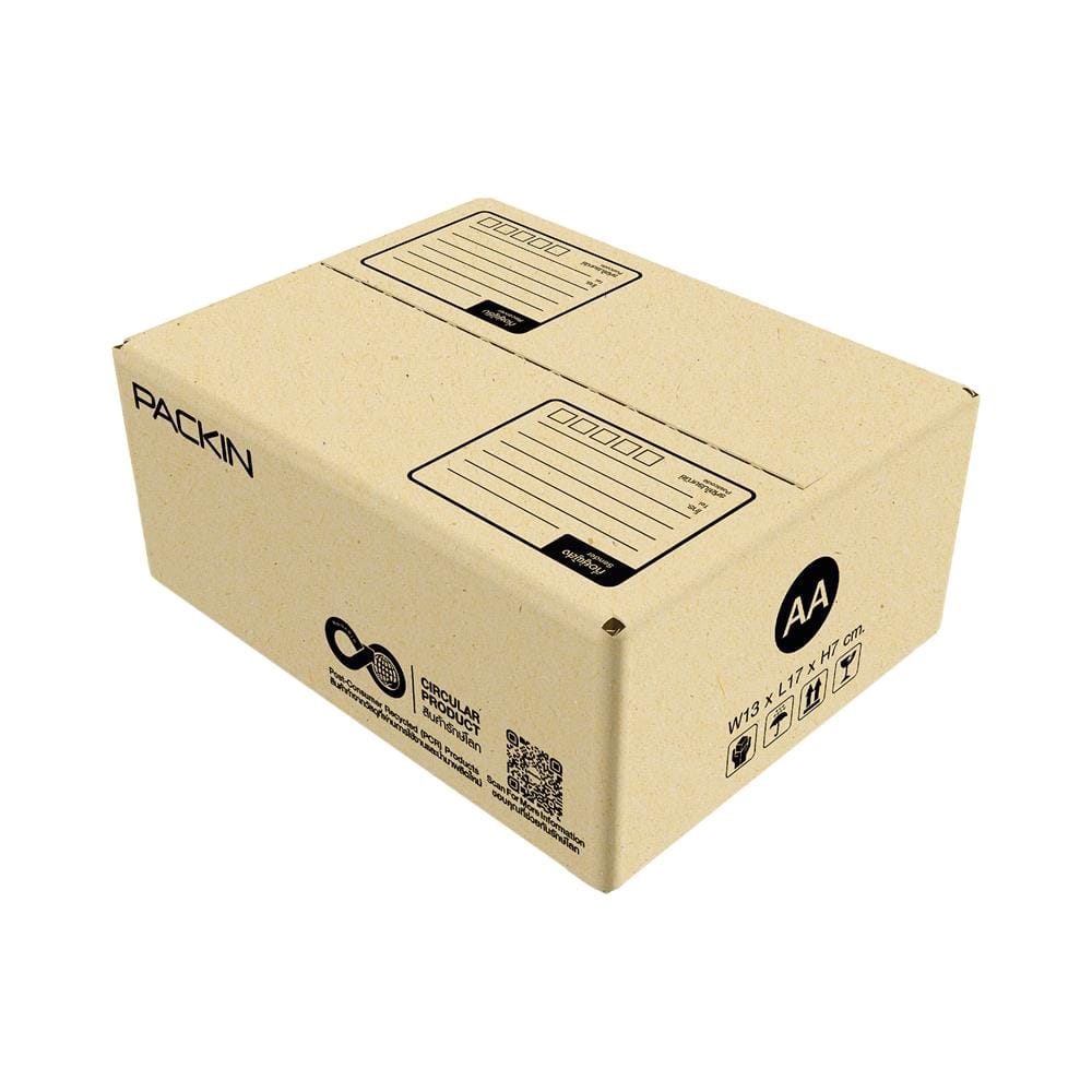 กล่องไปรษณีย์ PACK IN เบอร์ AA 13x17x7 ซม. (แพ็ก 20 ชิ้น)